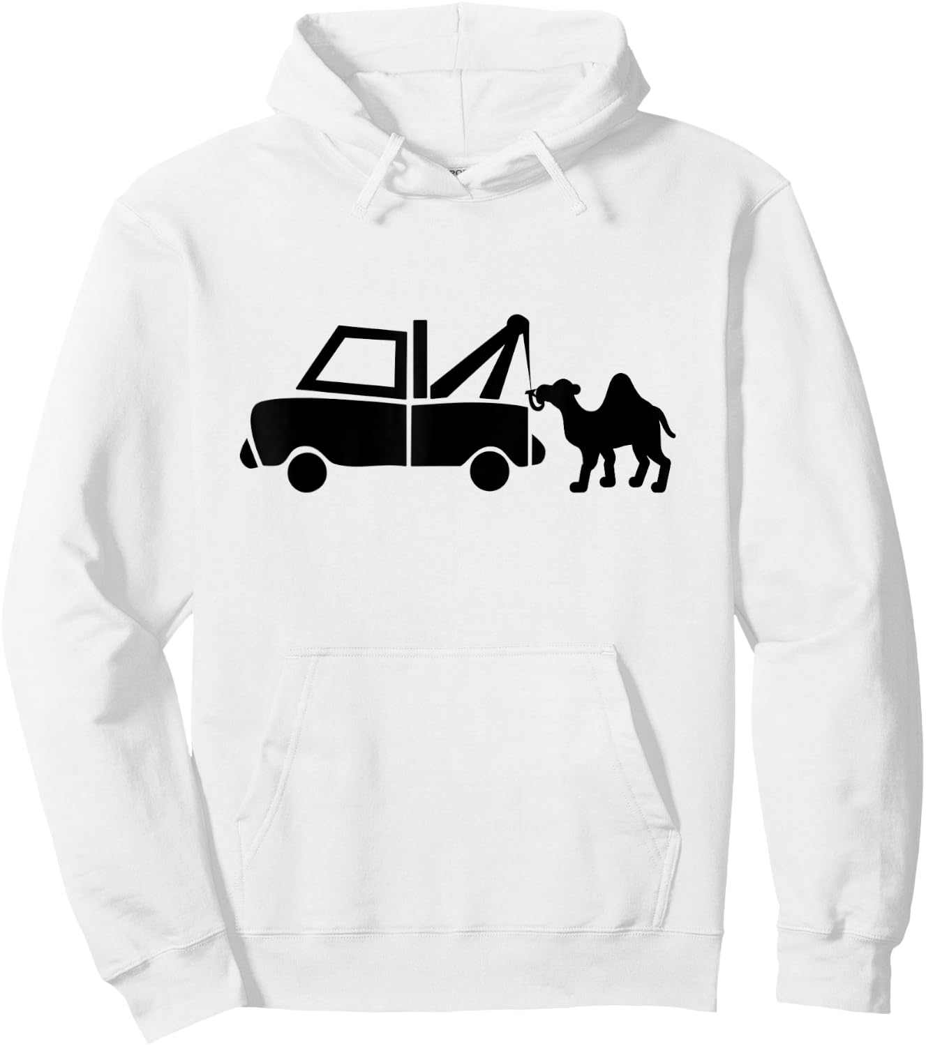 Camel Tow Toe Ironic Sex Adult Graphic Humour Hoodie - Hoodie | White