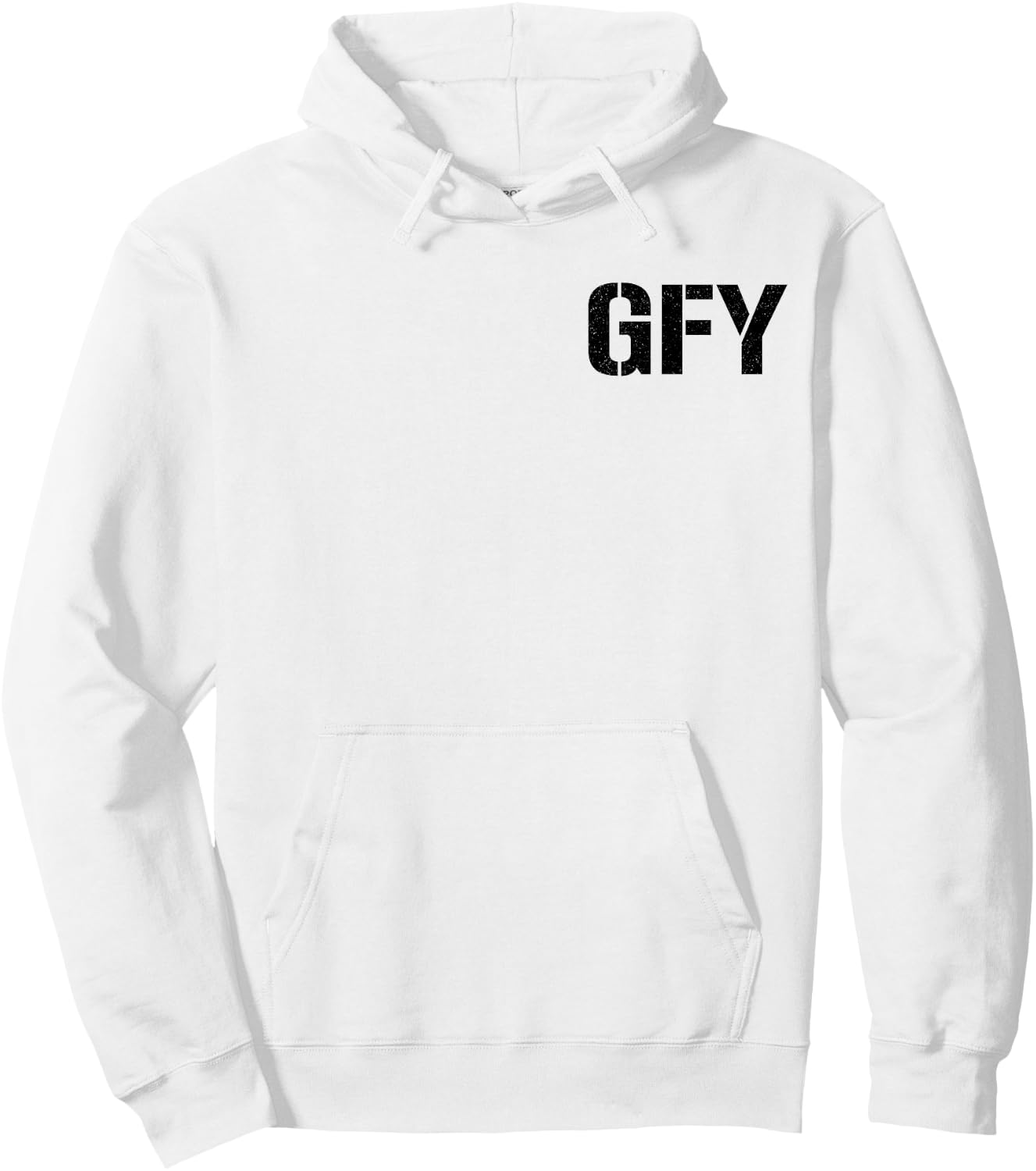 Gfy Go F Yourself Hoodie - Hoodie | White