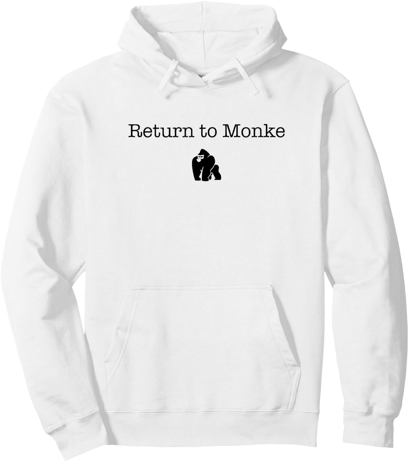 Return to monke Hoodie - Hoodie | White