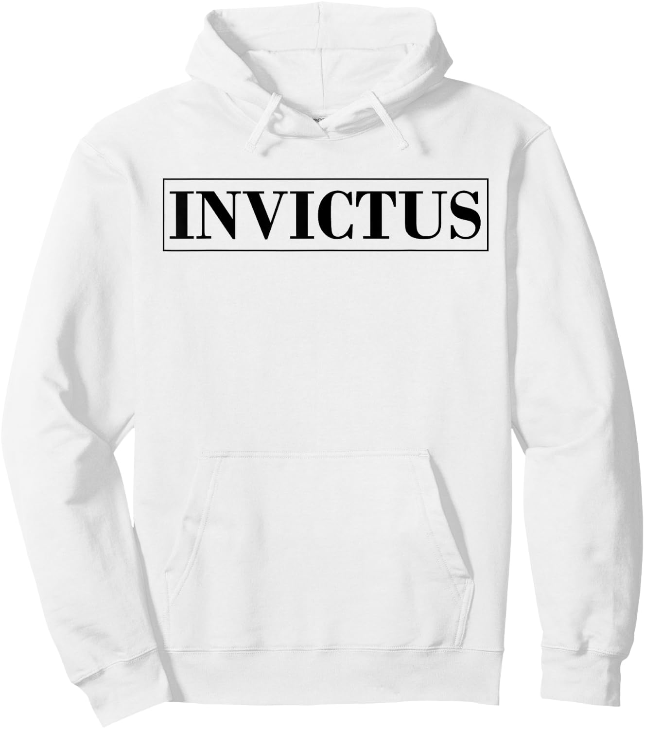 Invictus | Unconquerable and Undefeated Hoodie - Hoodie | White