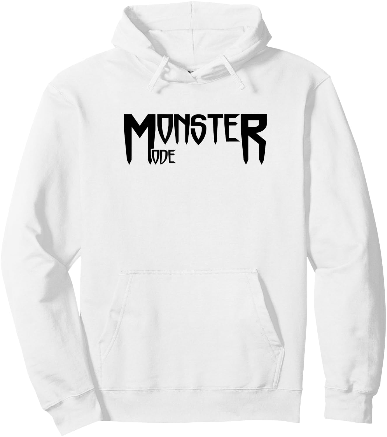 MONSTER MODE - Gym Fitness Workout Motivation Design E459 Hoodie - Hoodie | White