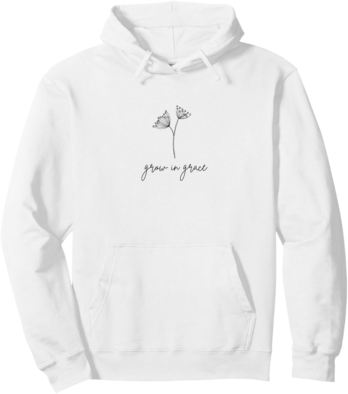 Grow In Grace Hoodie - Hoodie | White