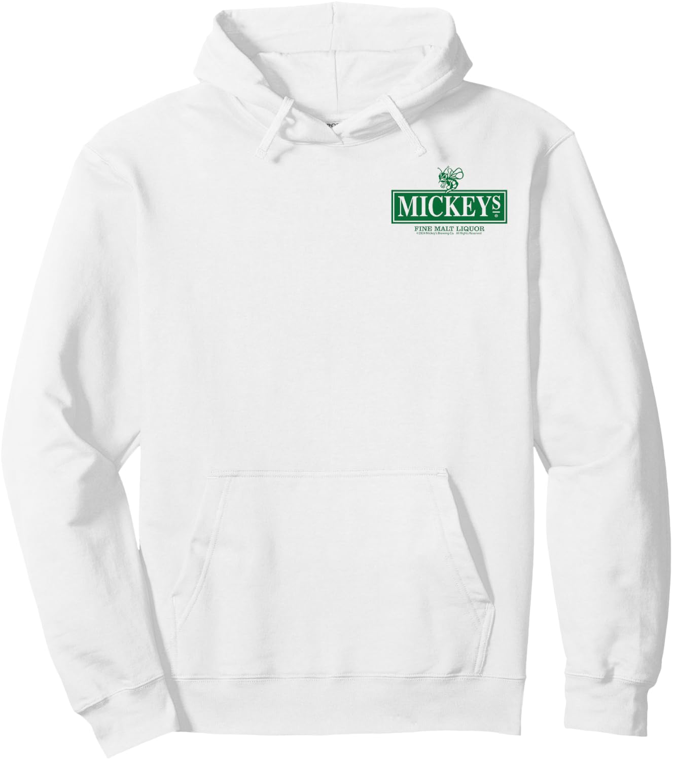 Mickey's Fine Malt Liquor Hoodie - Hoodie | White