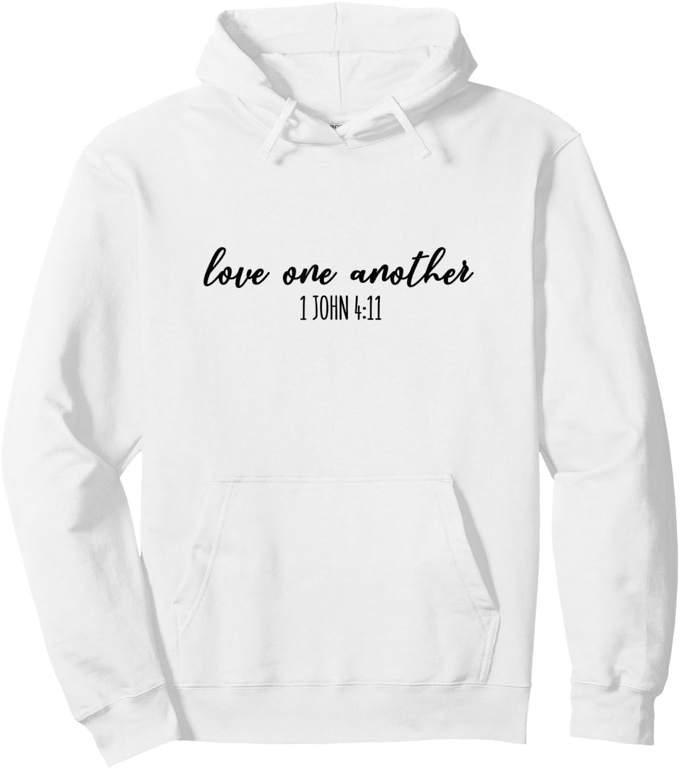 Love One Another - Gift & Men, Christian Hoodie - Hoodie | White