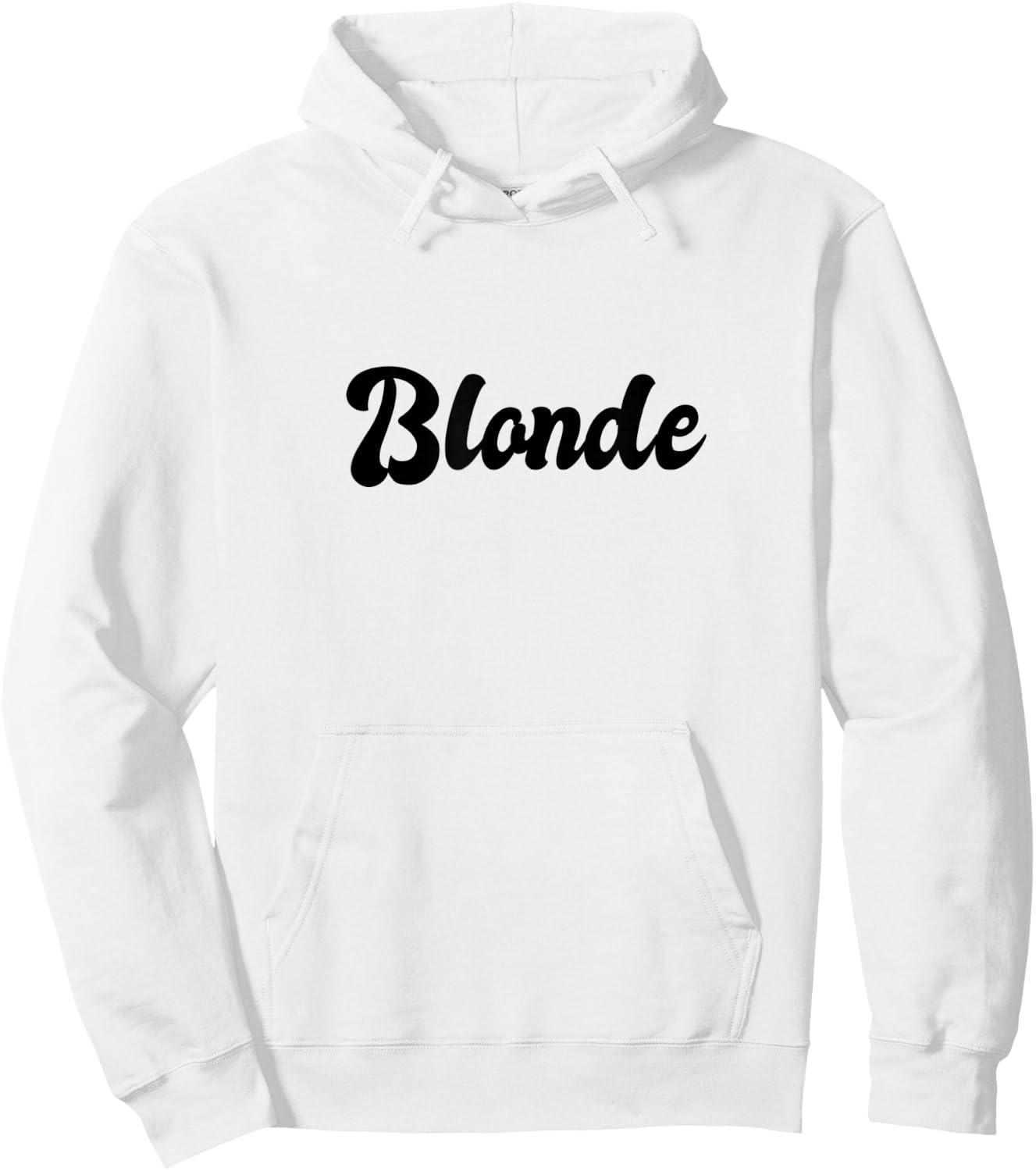 Blonde Retro Hoodie - Hoodie | White