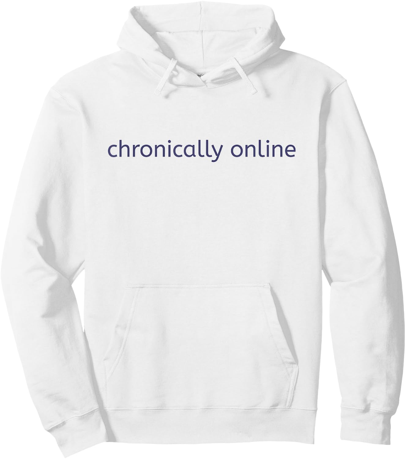 Chronically Online Hoodie - Hoodie | White