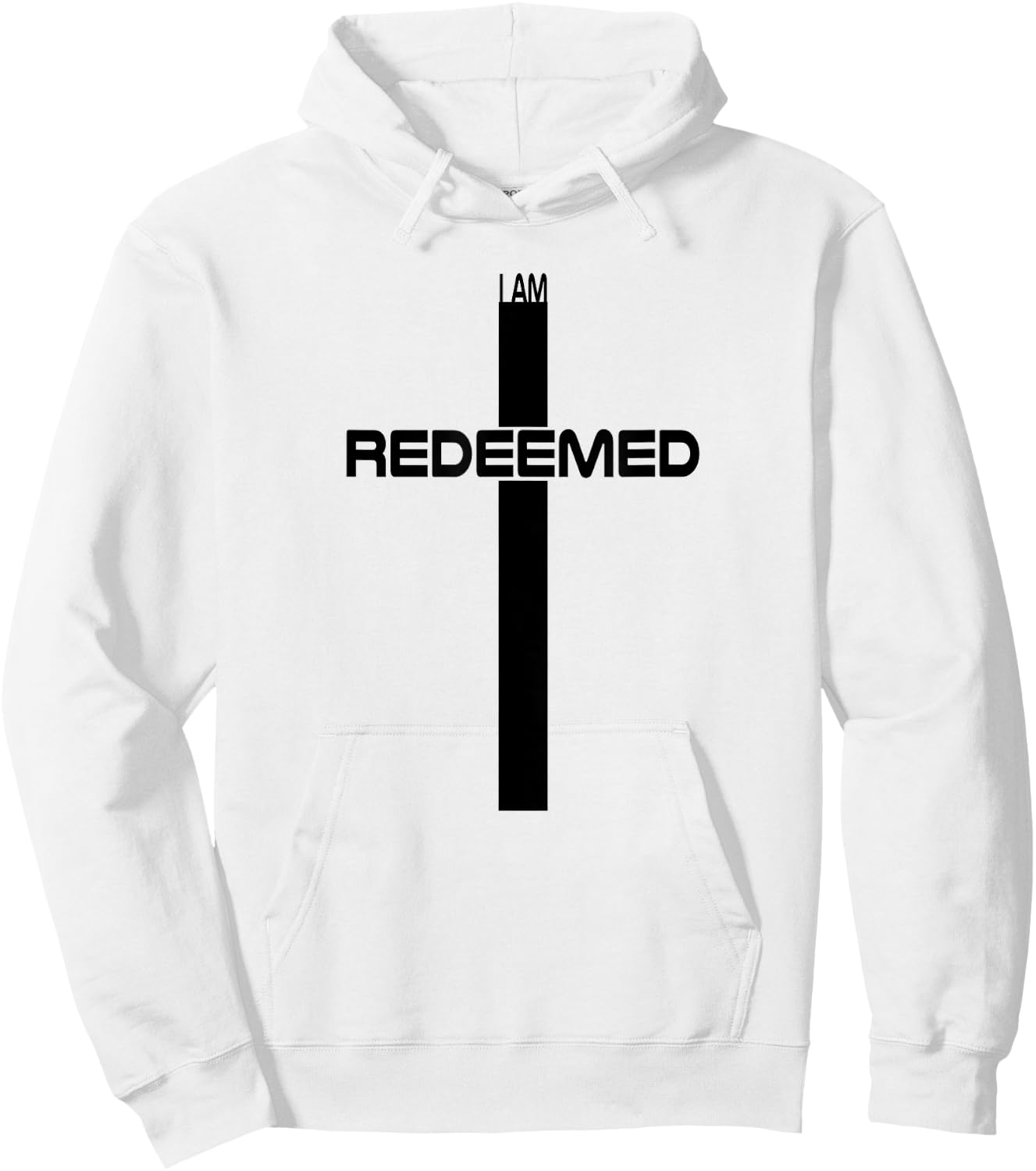 I Am Redeemed Modern Christianity Christian Design Hoodie - Hoodie | White