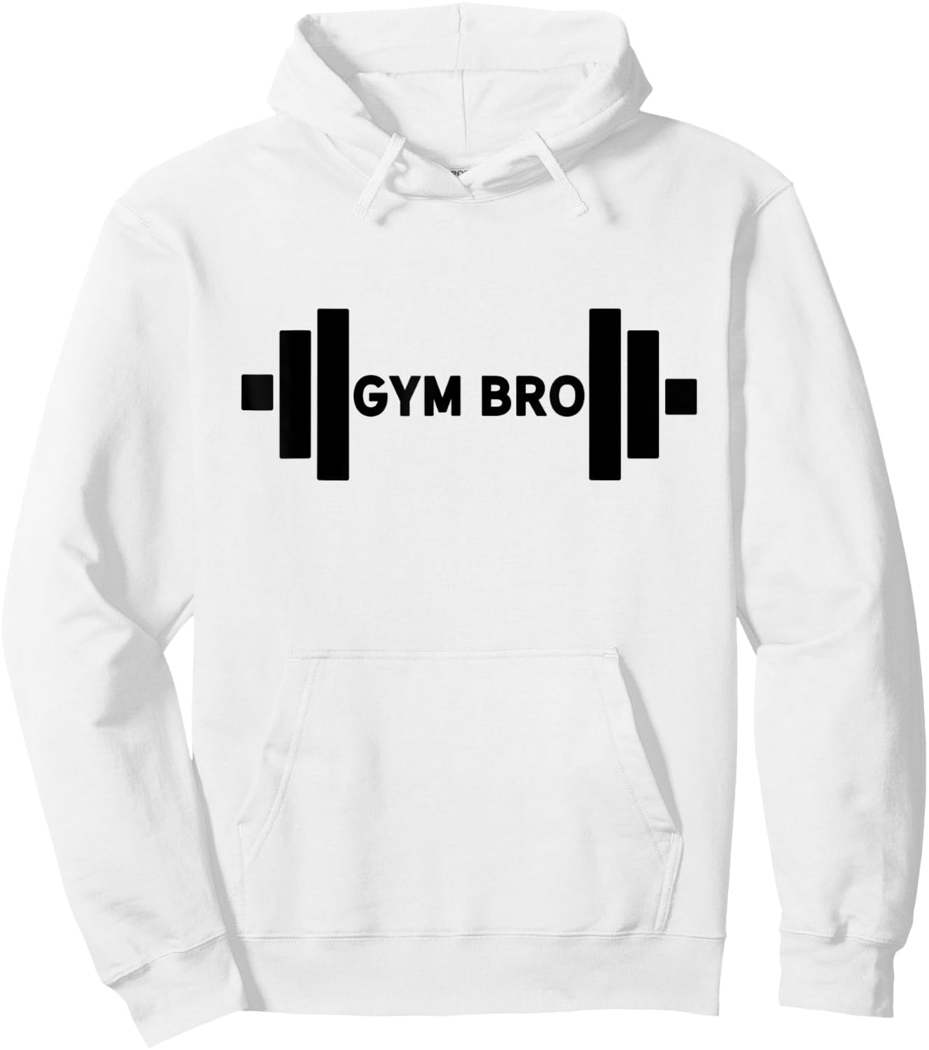 Awesome Weight Lifting Work Out Athletic Gym Bro Hoodie - Hoodie | White