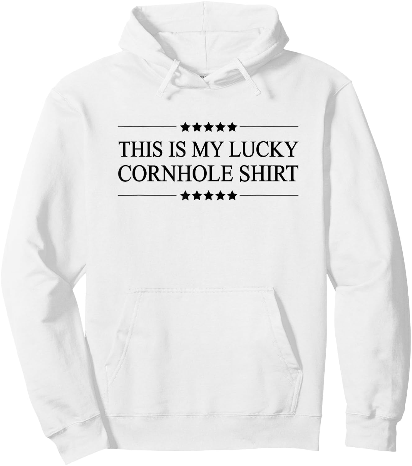 This is My LUCKY CORNHOLE - Top | Funny Bags - Graphic Hoodie - Hoodie | White