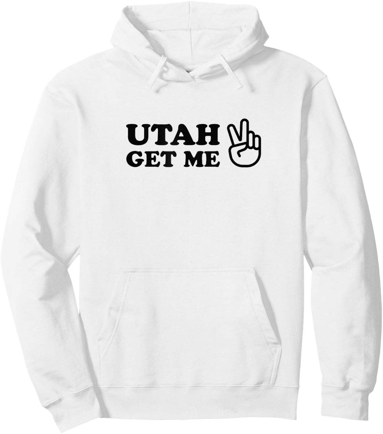 Utah Get Me Two 1980s Movie Quote Hoodie - Hoodie | White