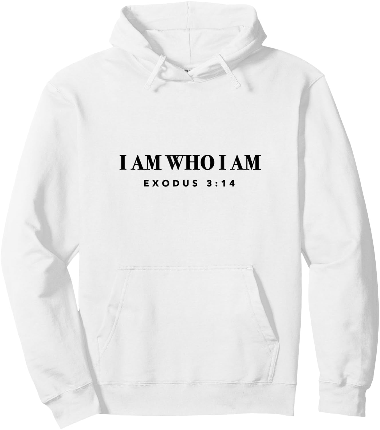 Exodus 3:14 - Gift & Men, Christian Hoodie - Hoodie | White