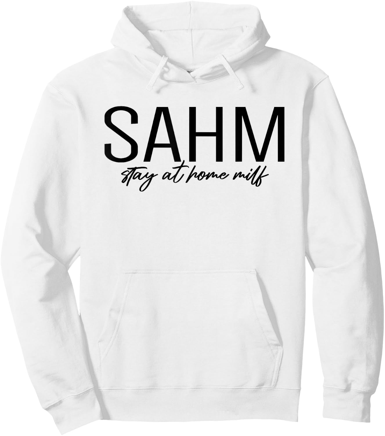 Stay At Home Milf Funny New Mom Funny Stay At Home Mom Hoodie - Hoodie | White