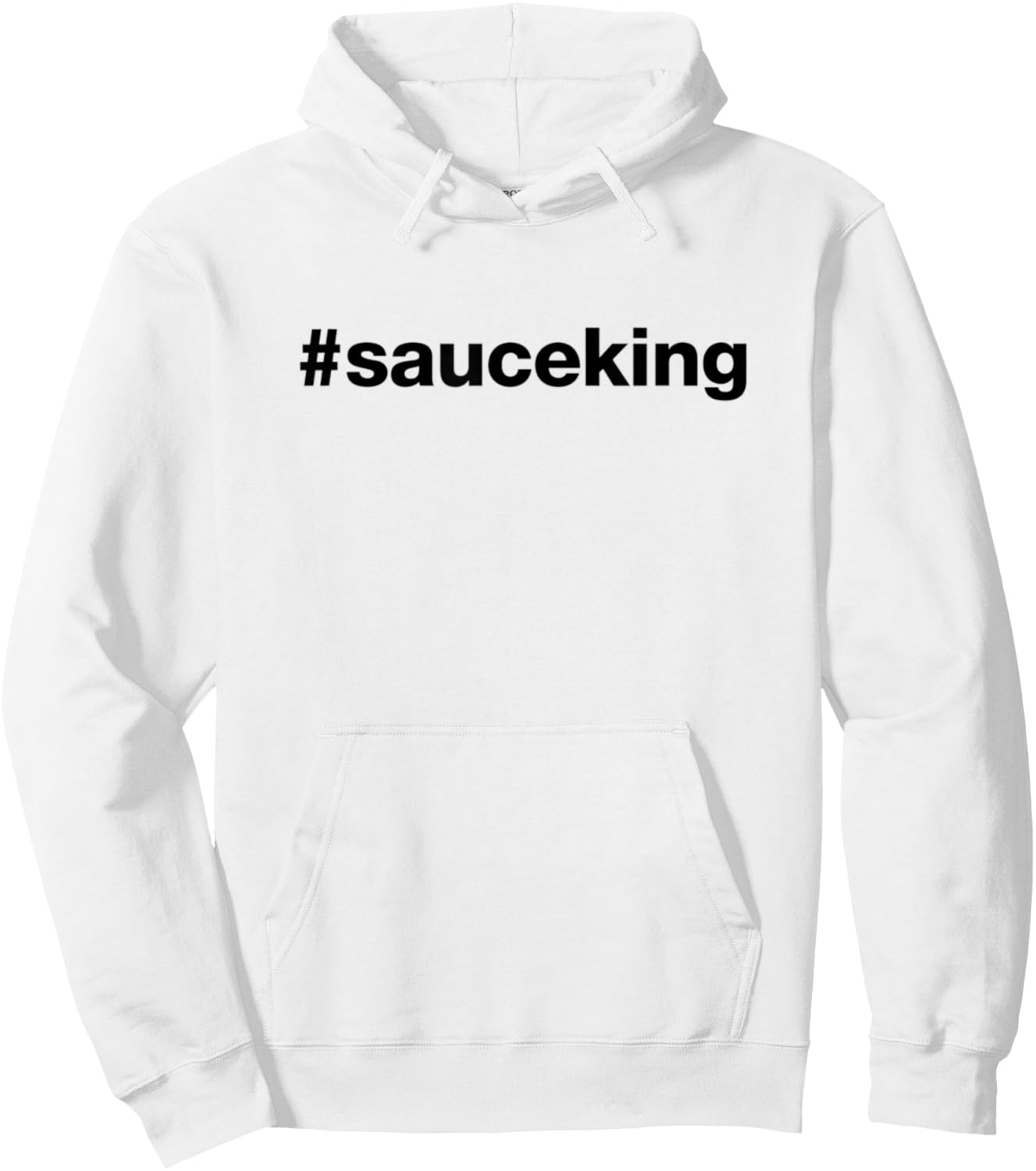 Hashtag Sauce King Hoodie - Hoodie | White