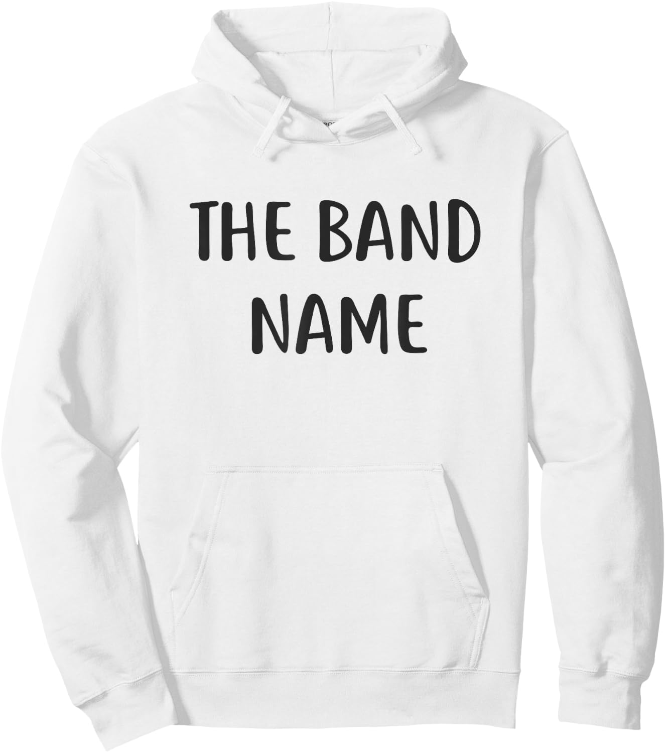 The Band Name Hoodie - Hoodie | White