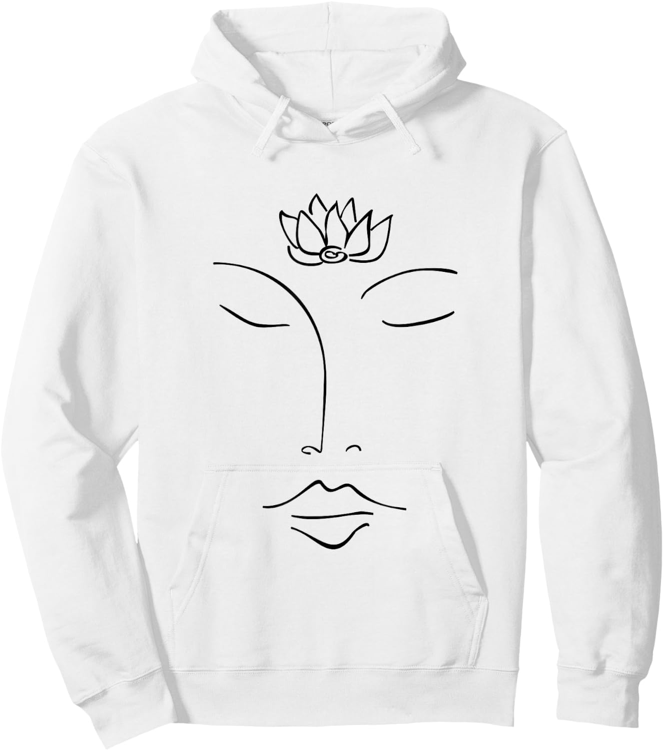 Meditation, Buddha, lotus flower, Buddhism, spirituality Hoodie - Hoodie | White