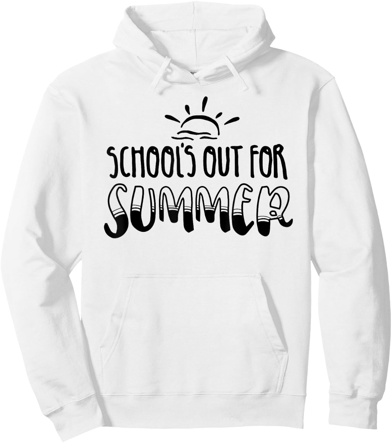 Retro Last Day Of School Schools Out For Summer Teacher Women Kids Hoodie - Hoodie | White