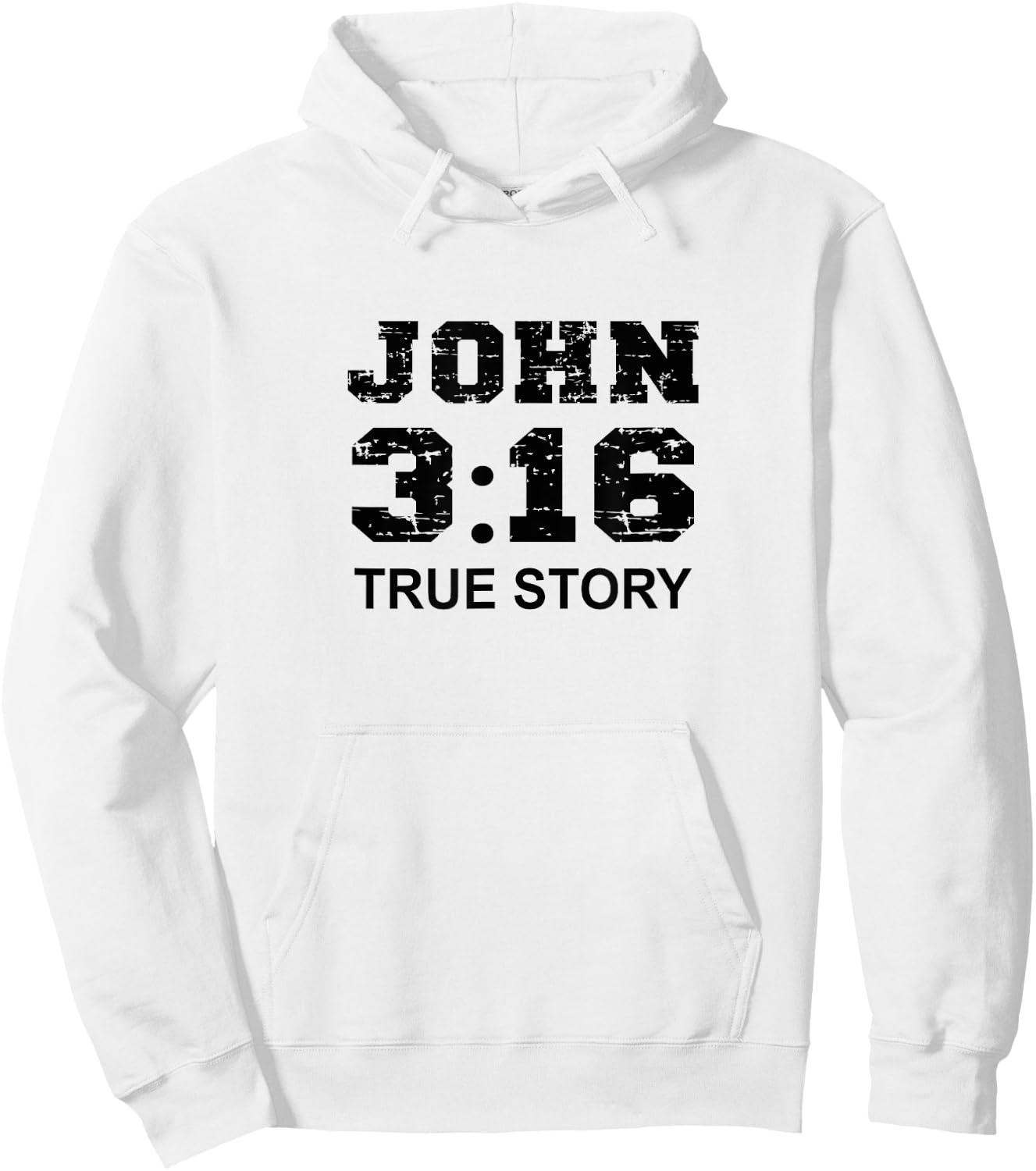 John 3 16 True Story, Faith, Bible Verse Christian women Hoodie - Hoodie | White