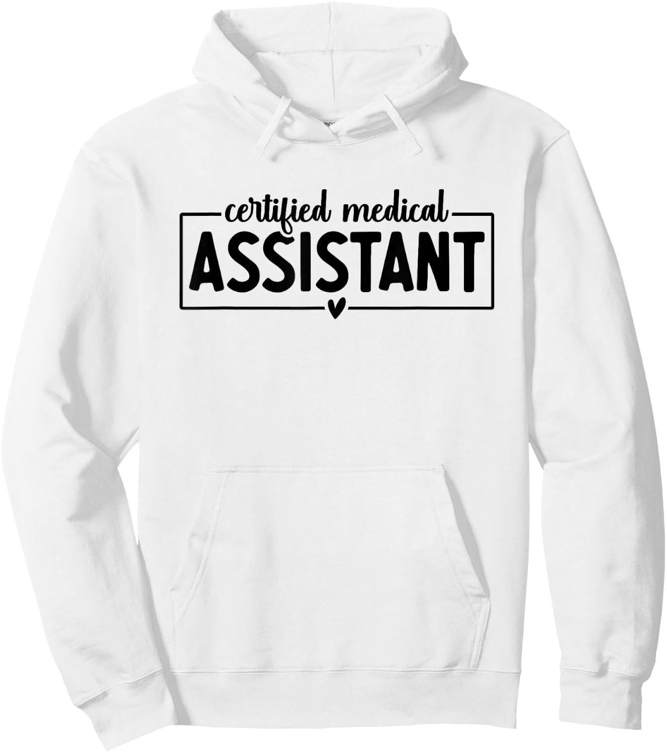CMA Certified Medical Assistant Cool Design Men Hoodie - Hoodie | White