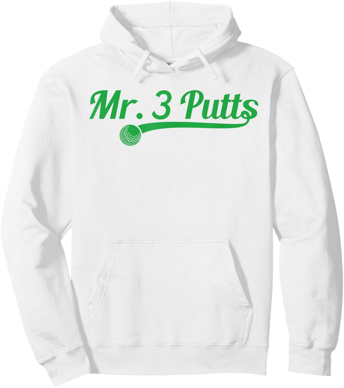 Golf Putter Funny Golfing Loser 3 Putts Suck Golf Ball Men Hoodie - Hoodie | White