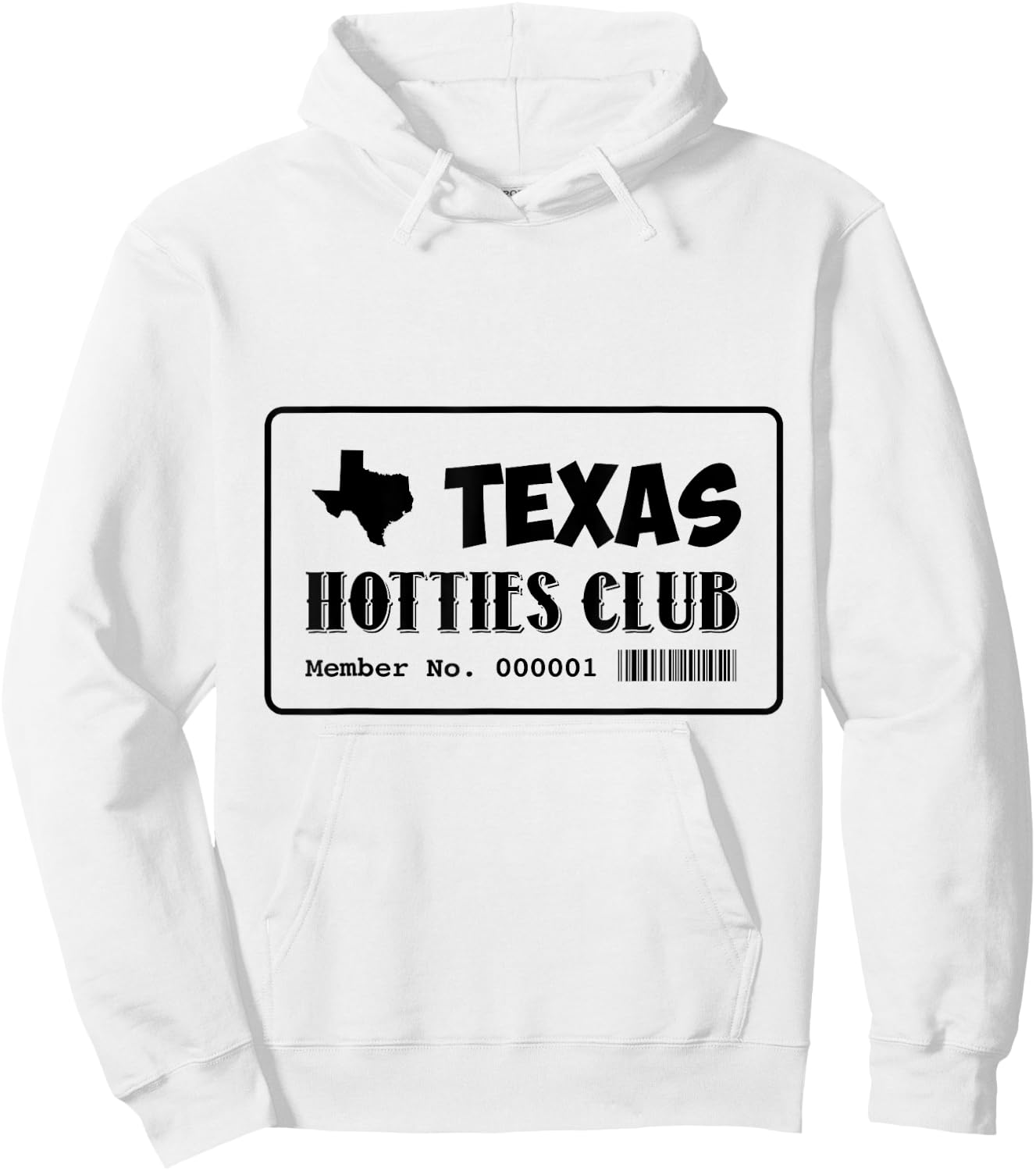 Texas Hotties Club Hot Sexy Women Funny Home State Girls Hoodie - Hoodie | White