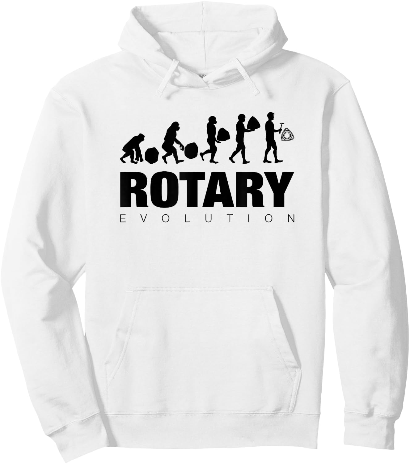 RX7 & RX8 Rotary Evolution Hoodie - Hoodie | White