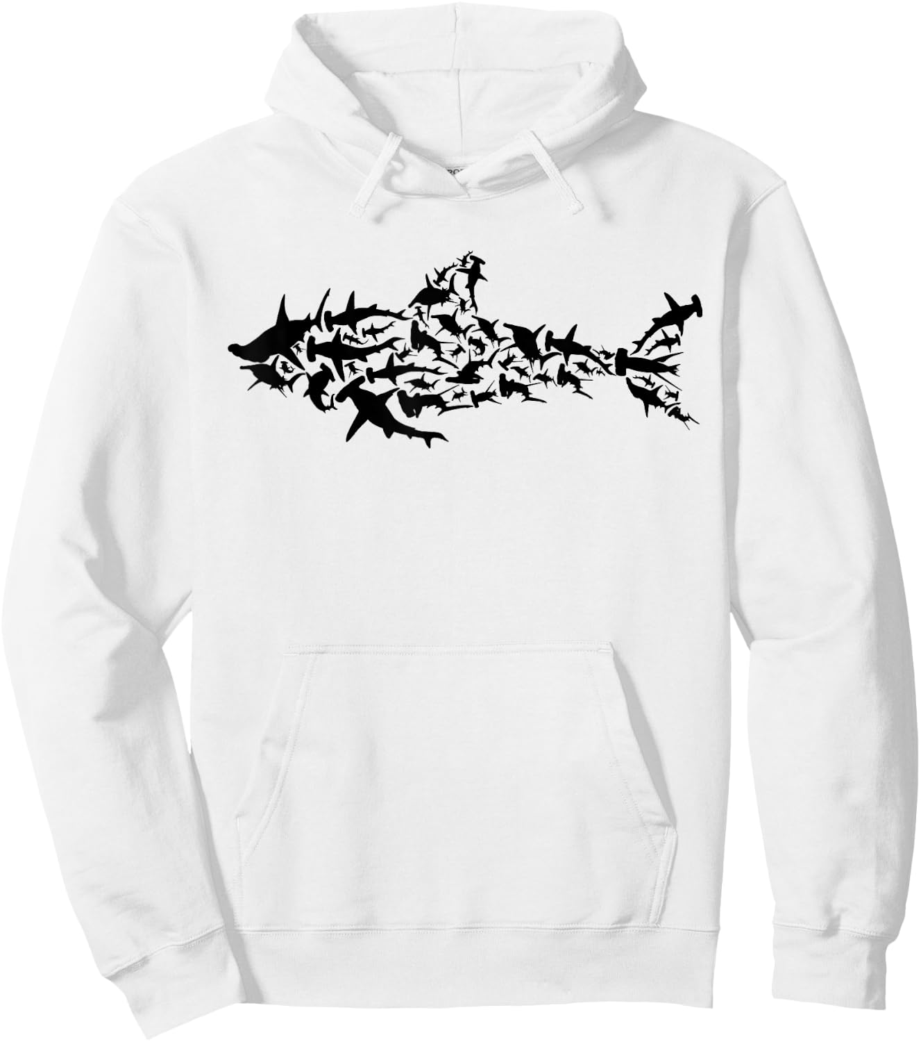 Shark Fish - Great White Shark Fishes Shark Fishing Shark Hoodie - Hoodie | White