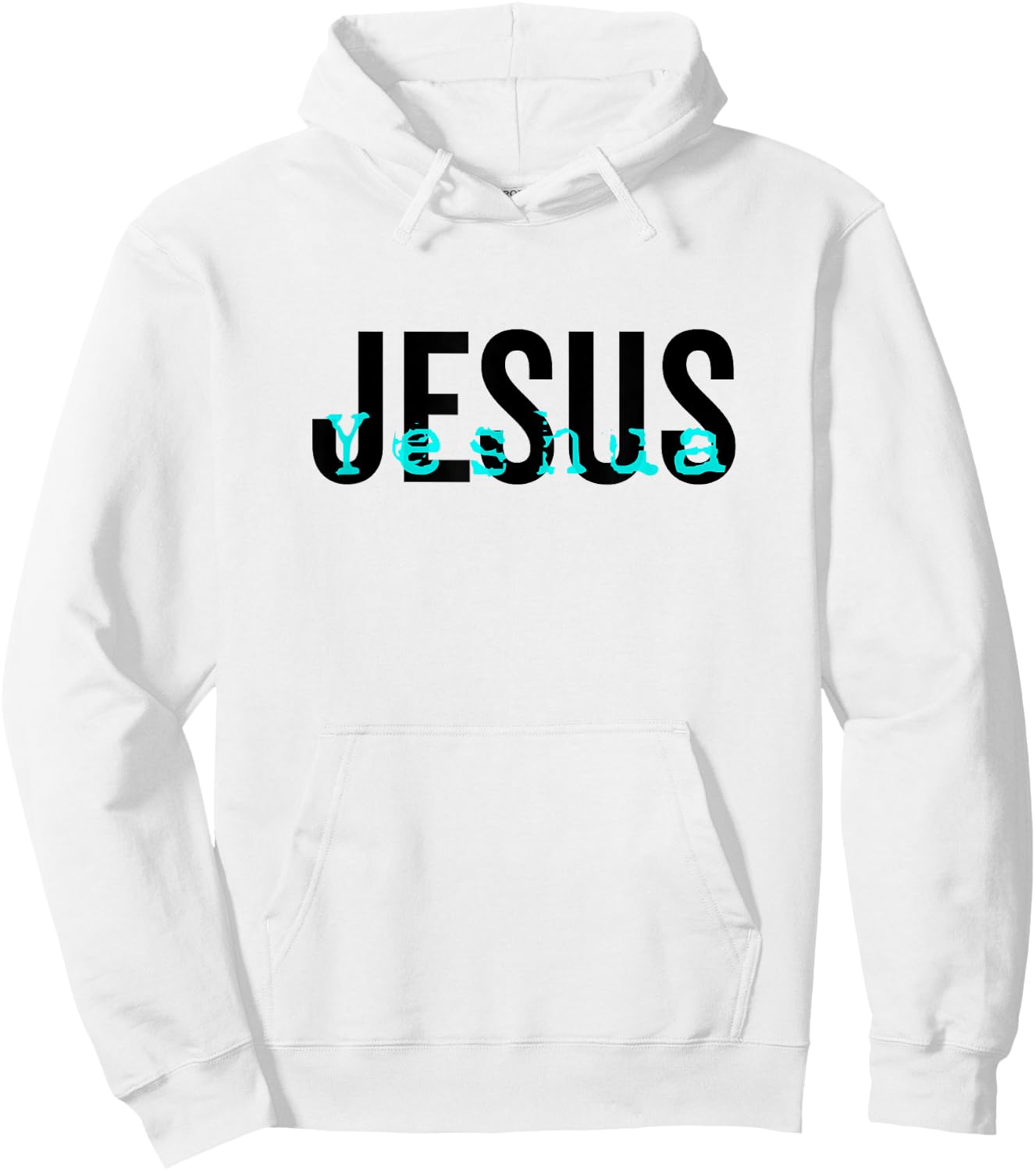 Hebrew Name of Jesus & Joshua Christian Worship Gift Yeshua Hoodie - Hoodie | White
