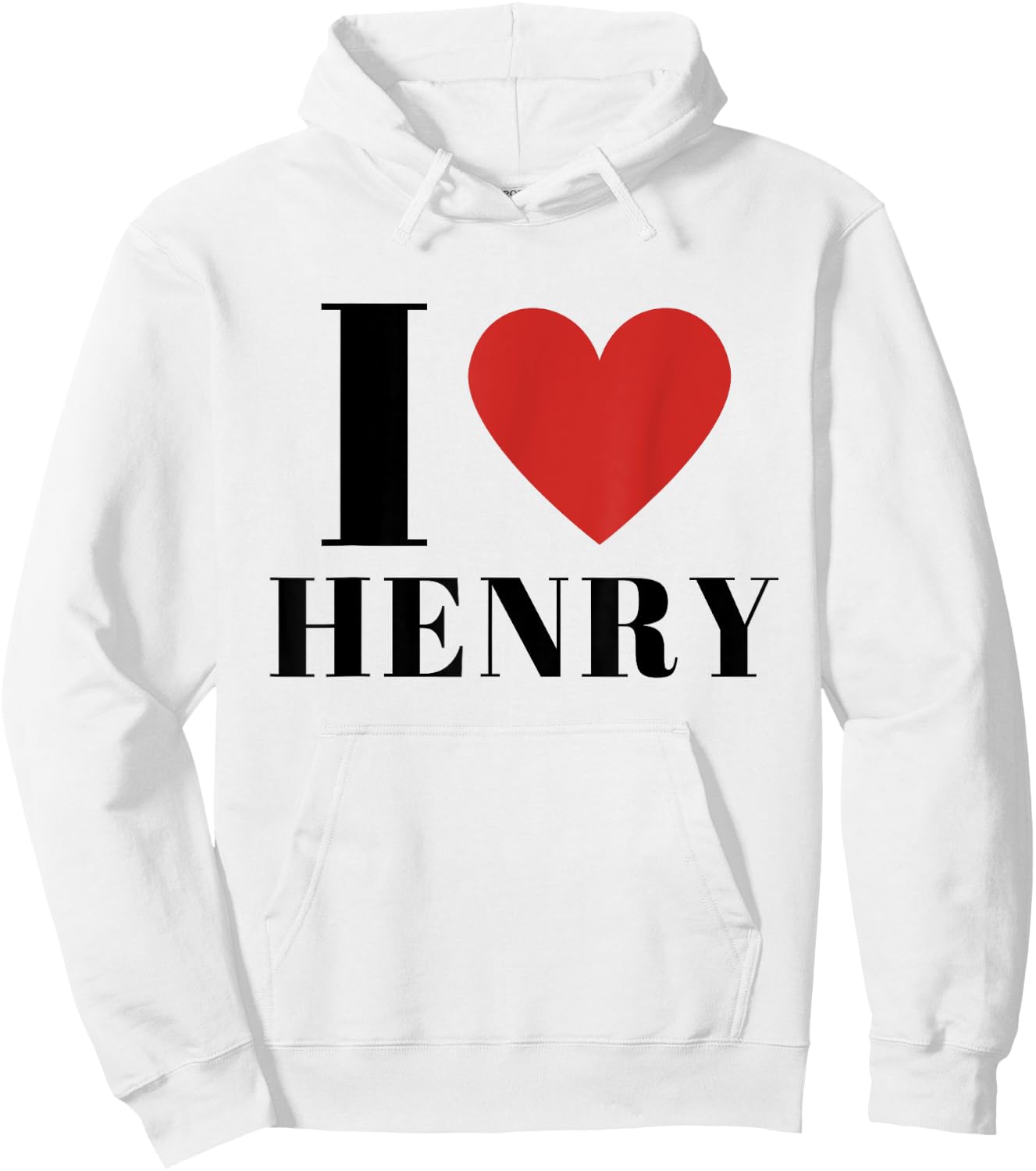 I Heart HENRY CUSTOM NAMED I Love Personalized HENRY Heart Family Lover First Name HENRY Gifts -Adults Kids White Short Sleeve Classic Fit Cotton 60% Polyester 40% Small Hoodie - Hoodie | White
