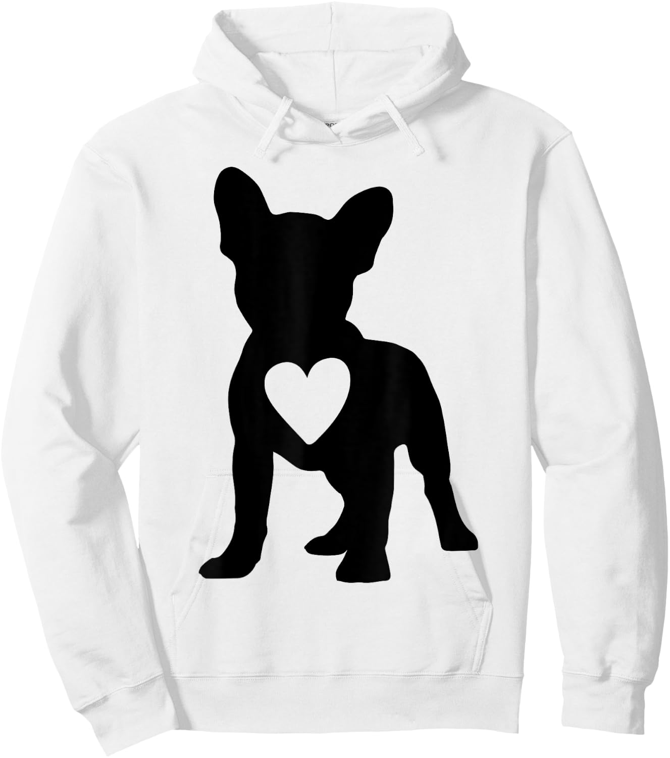 Love Frenchie Dogs Heart French Bulldog Dog Owner Men Women Hoodie - Hoodie | White