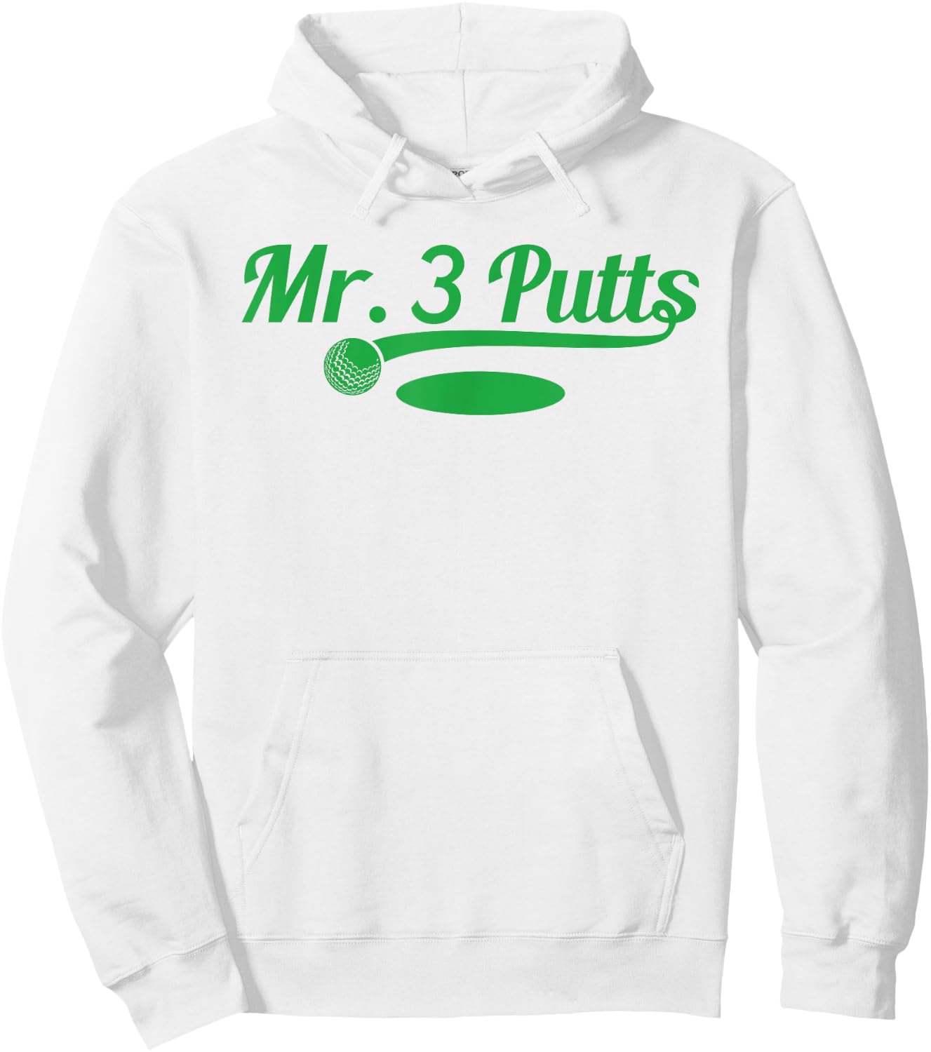 Golf Putter Funny Golfing Loser 3 Putts Suck Golf Ball Men Hoodie - Hoodie | White