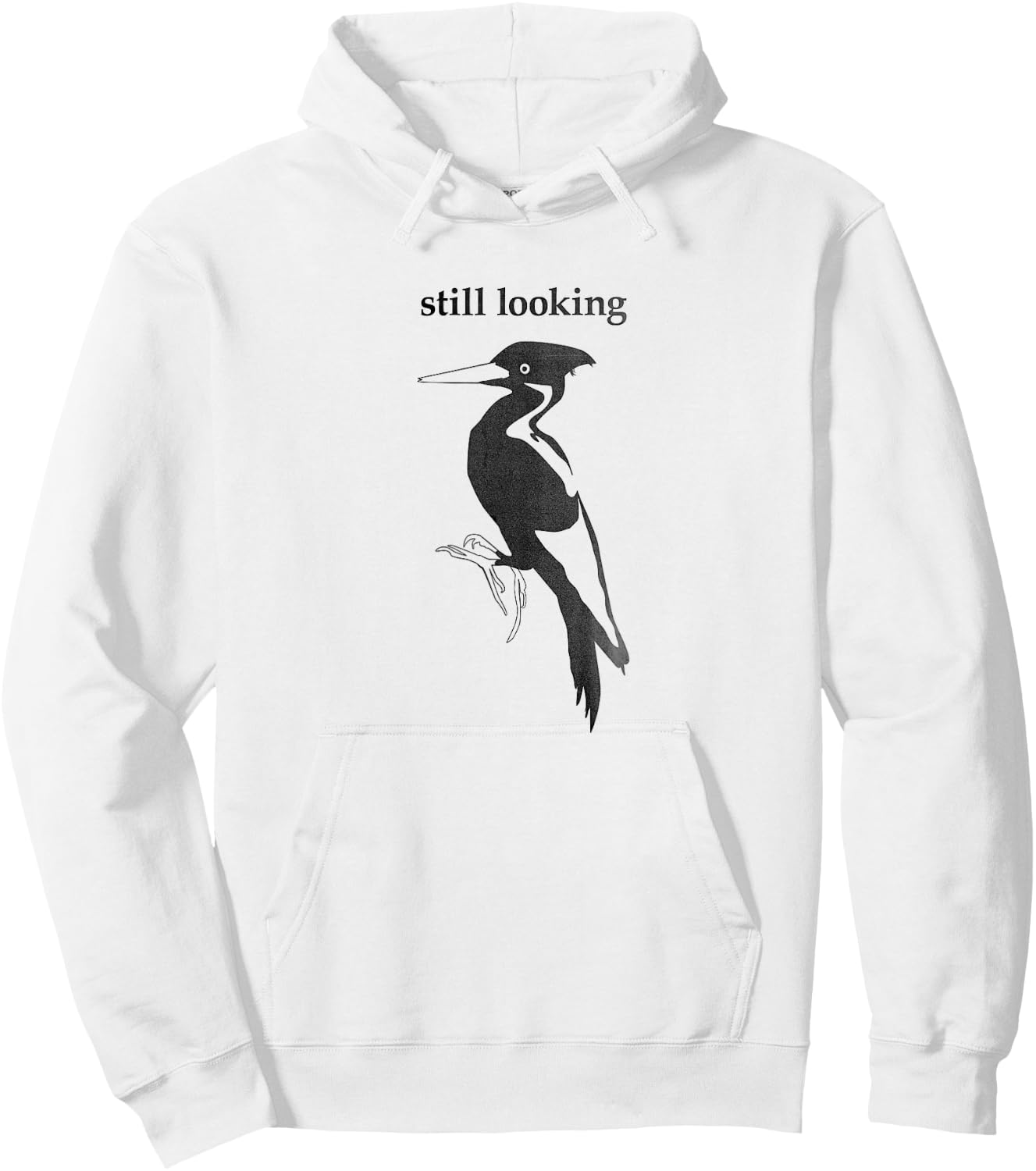 Ivory-Billed Woodpecker Extinct Bird Birdwatching Hoodie - Hoodie | White