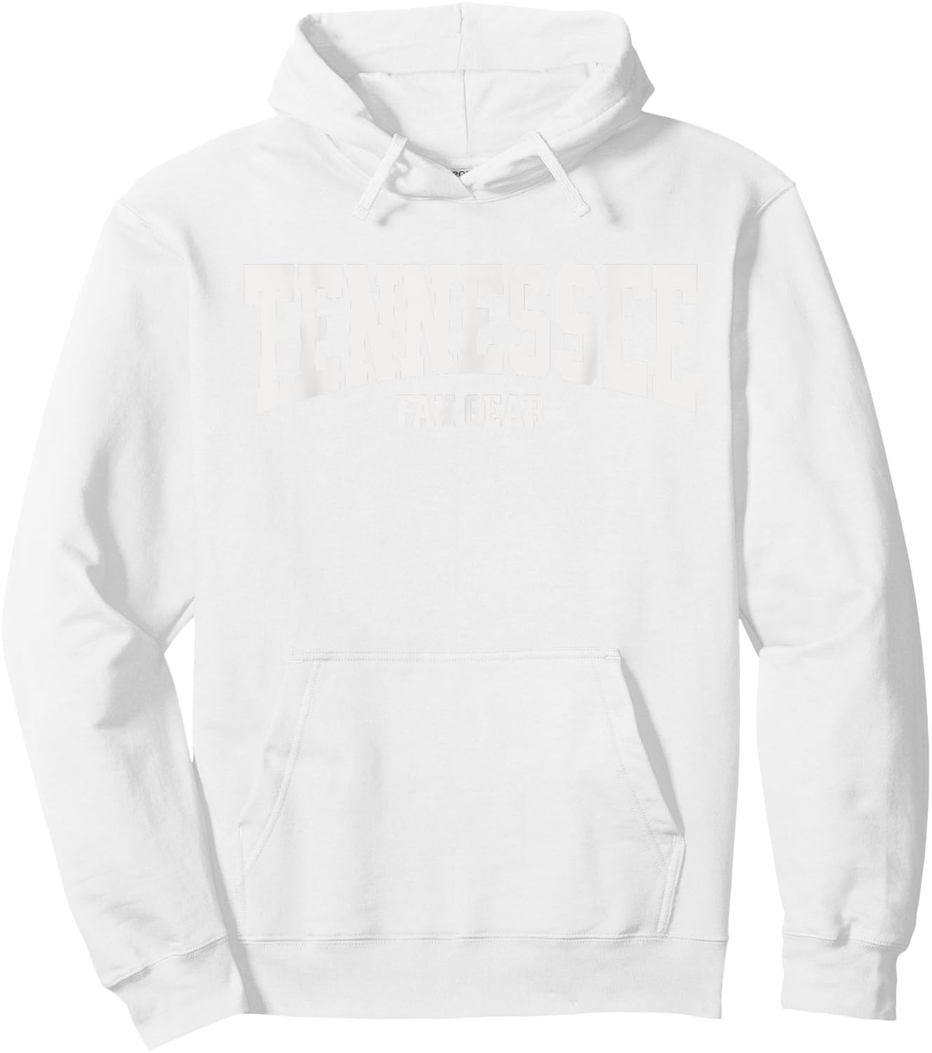 Official Tennessee Fan Gear | TN Orange White | Tennessee Hoodie - Hoodie | White