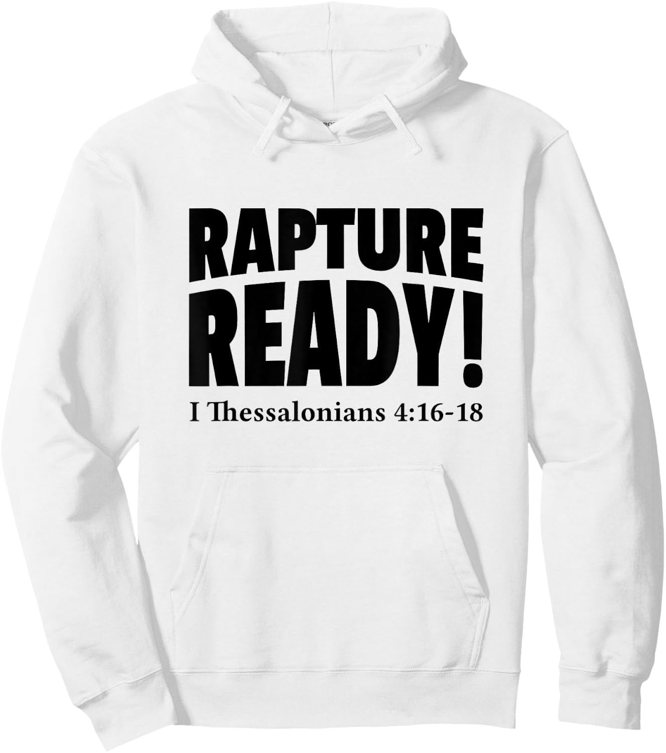 Rapture Ready Jesus Is Coming Soon Prophetic Christian Hoodie - Hoodie | White