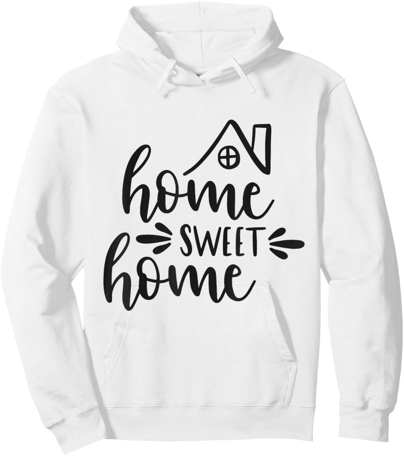 Home Sweet Home Family Wall Art Sign Decor Hoodie - Hoodie | White
