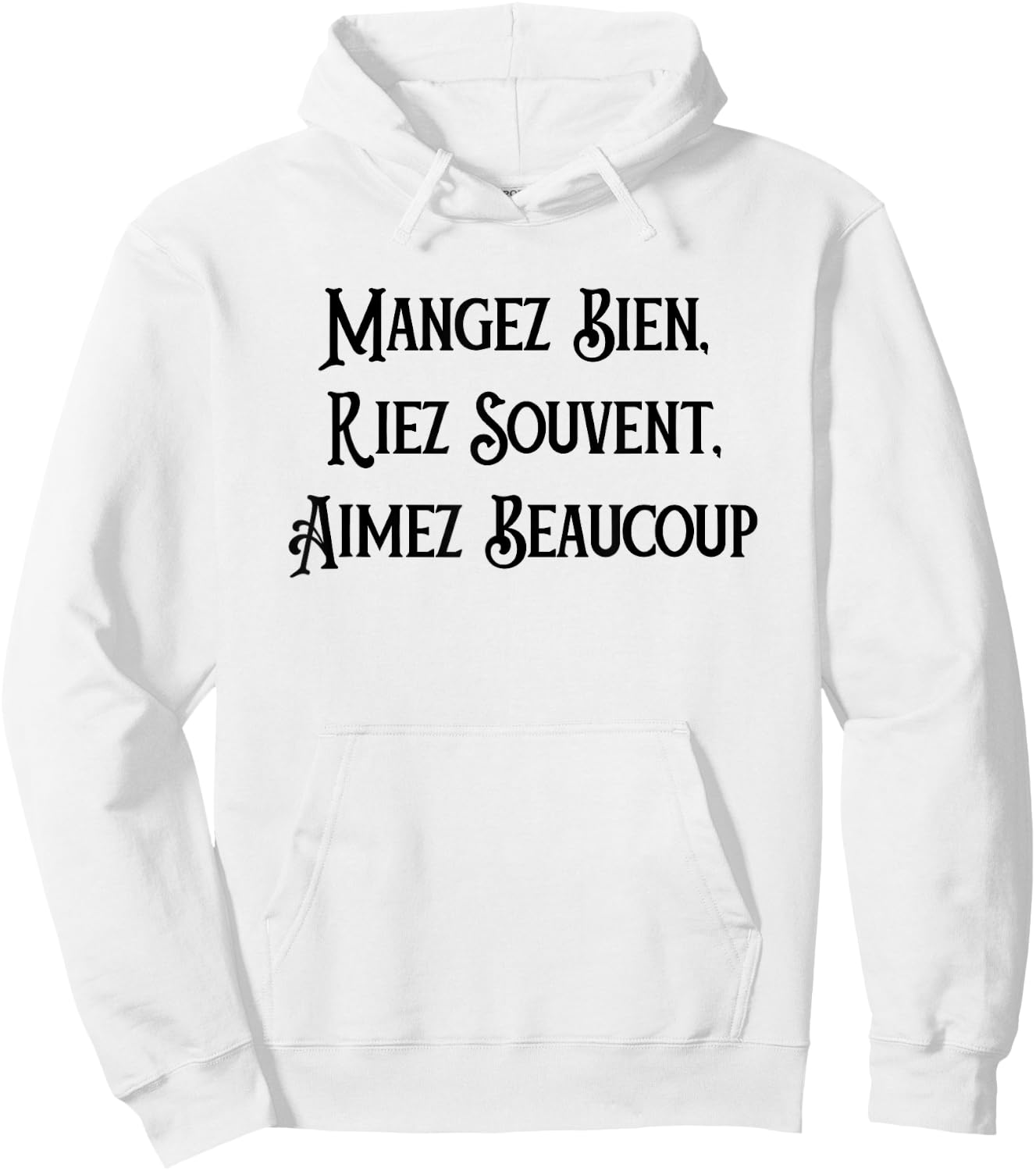 French Quote Gift France Travel Gift French Club Polyglot Hoodie - Hoodie | White