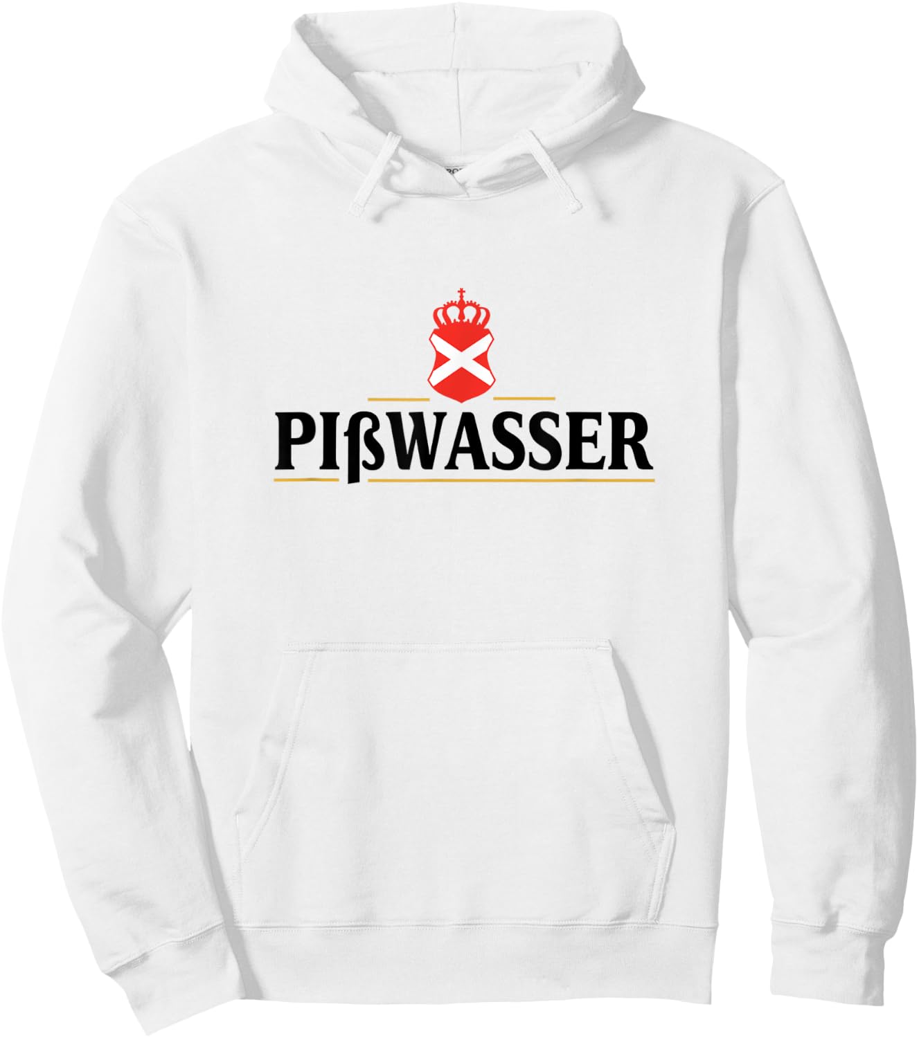 Fictionnal Beer Pißwasser Logo Hoodie - Hoodie | White