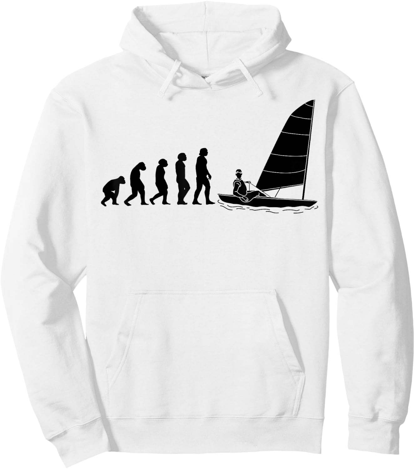 Sailing sailinger EVOLUTION sailing Sail boats sailing Hoodie - Hoodie | White