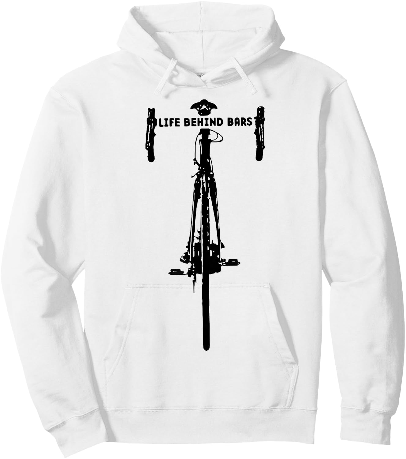Life Behind Bars Motorcycle Biker Hoodie - Hoodie | White