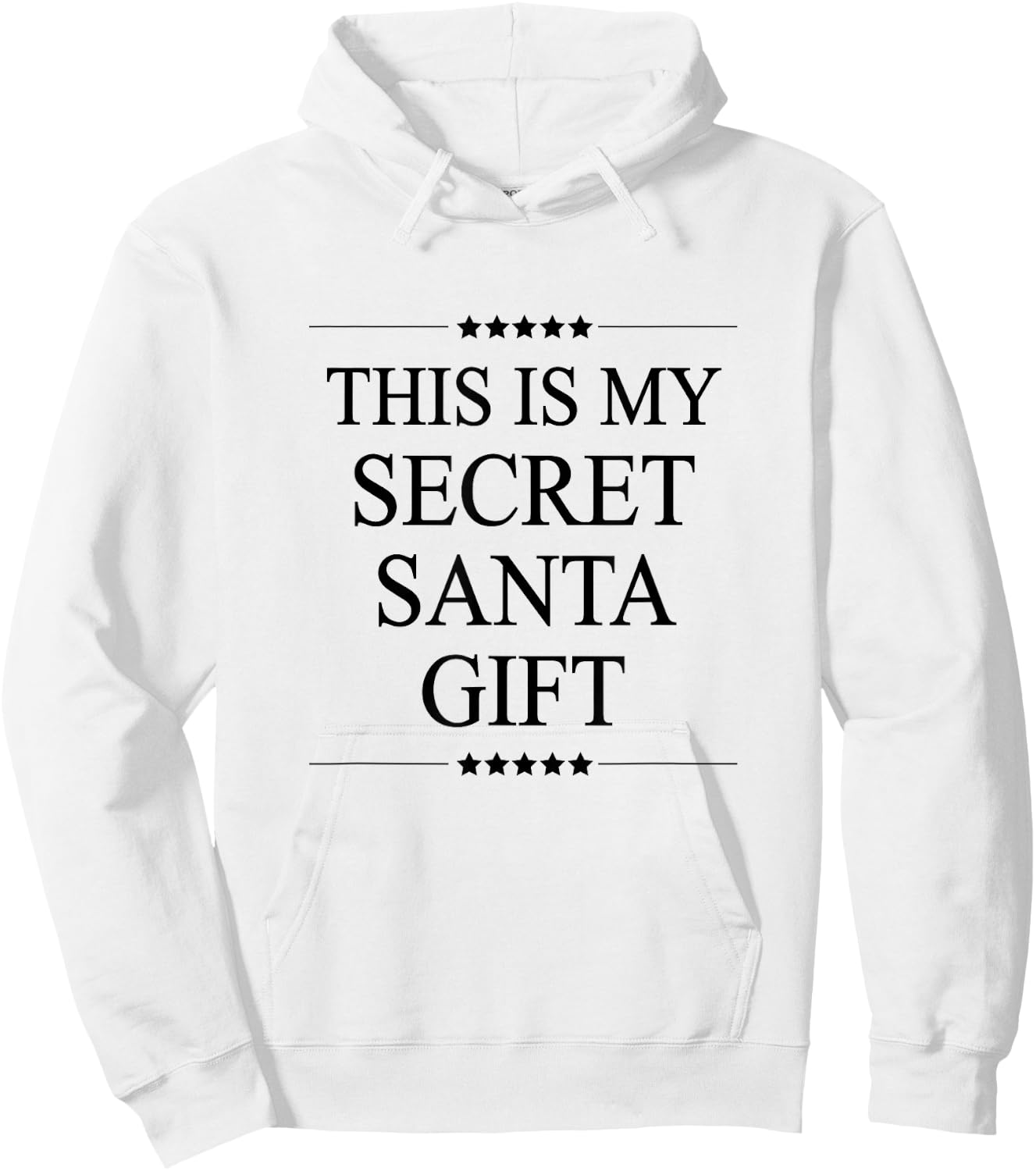 This is My Secret Santa Shirt | Funny Gift - Graphic Hoodie - Hoodie | White