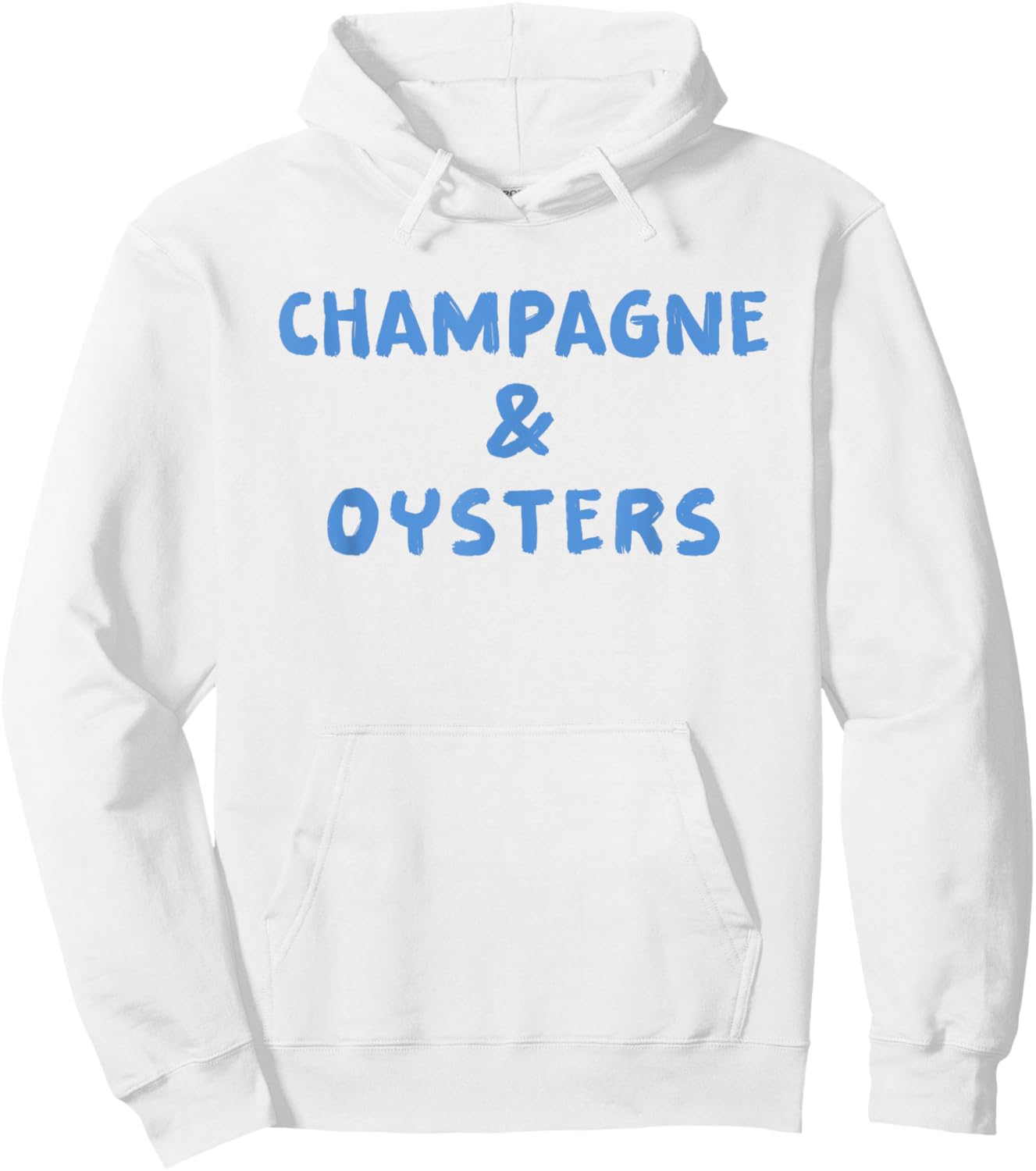Champagne & Oysters X Delicious Champion & Outside Hoodie - Hoodie | White