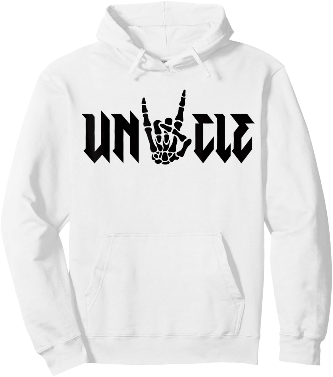 Uncle Of The Bad Two the Bone Birthday 2 Years Old Birthday Hoodie - Hoodie | White