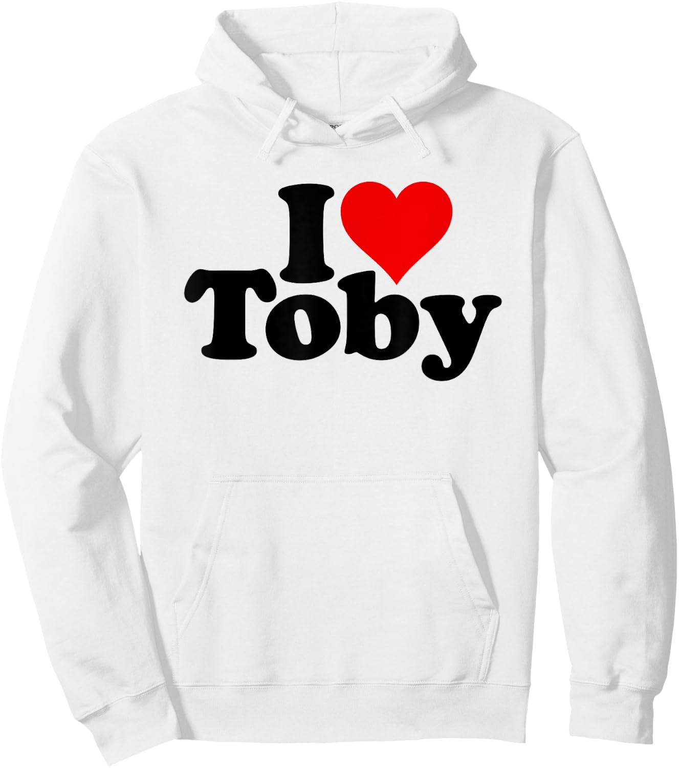 I Love Heart Toby Tobias Hoodie - Hoodie | White