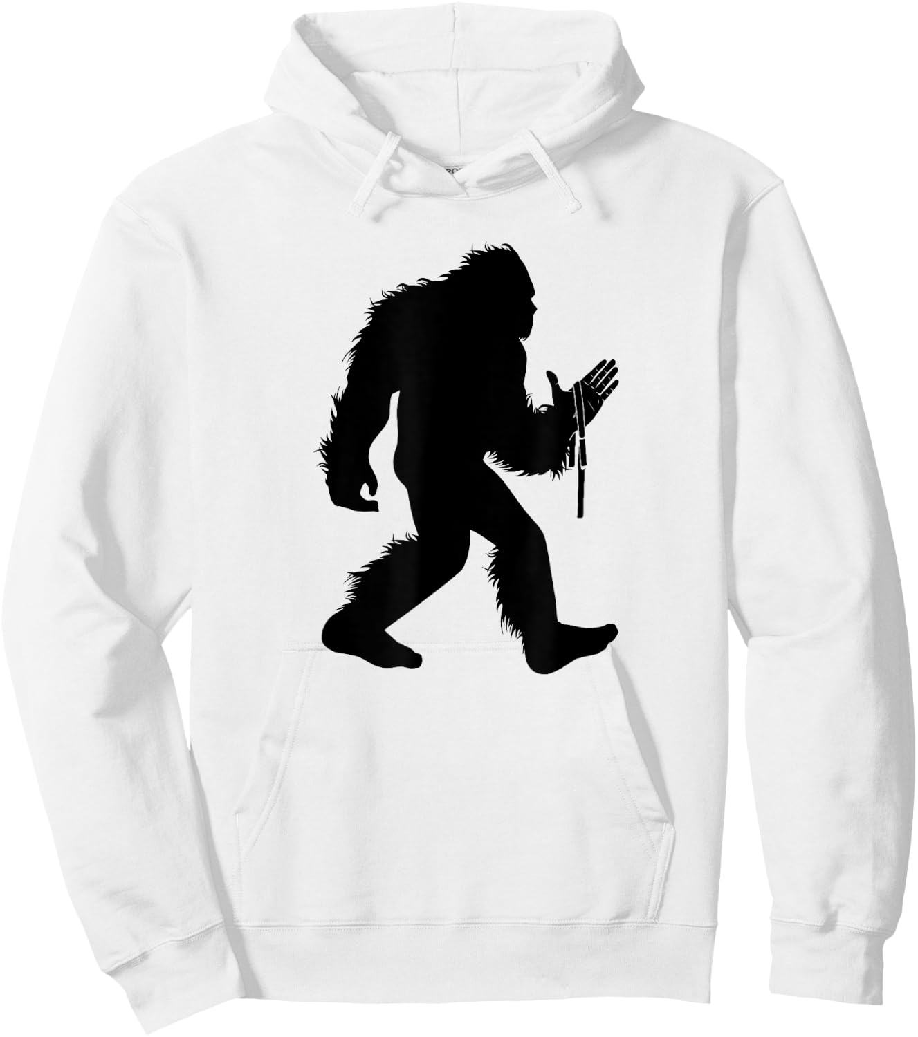 Arm Wrestling Bigfoot Armwrestling Sasquatch Arm Wrestler Hoodie - Hoodie | White