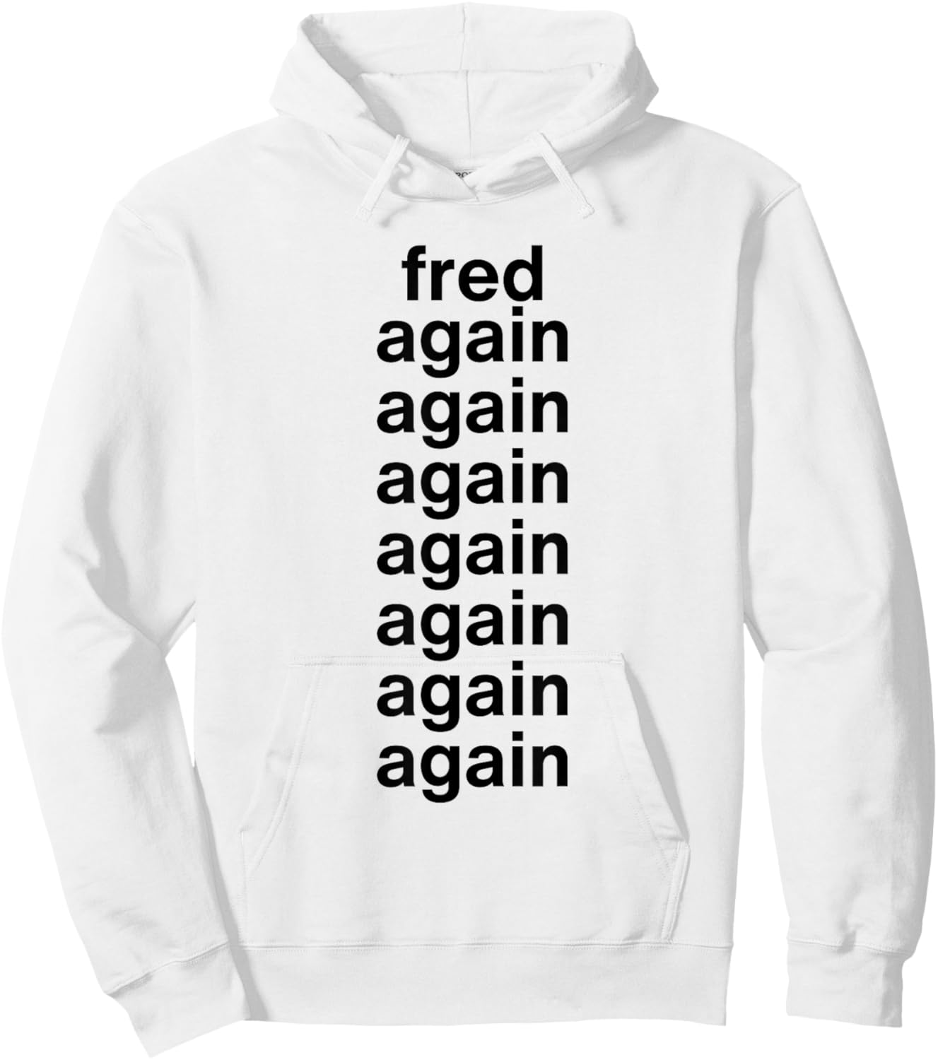 Fred Again Hoodie - Hoodie | White