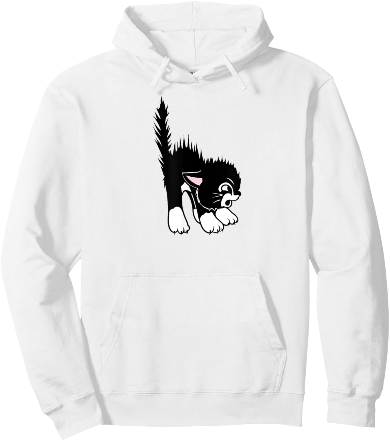 Disney Silly Symphonies More Kittens Scared Kitty Logo Hoodie - Hoodie | White