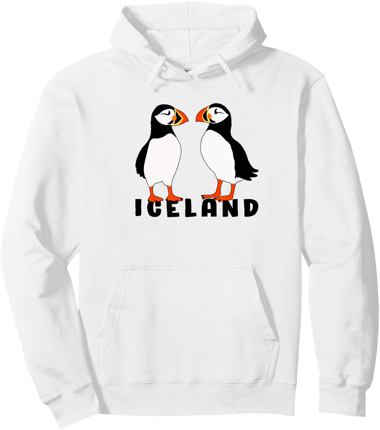 Two Cute puffins from Iceland Hoodie - Hoodie | White