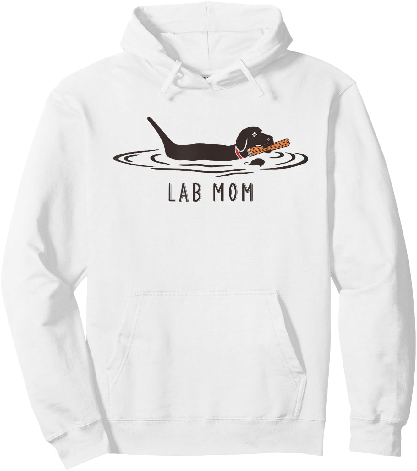 Lab Mom Labrador Retriever Dog Owner Mother Hoodie - Hoodie | White