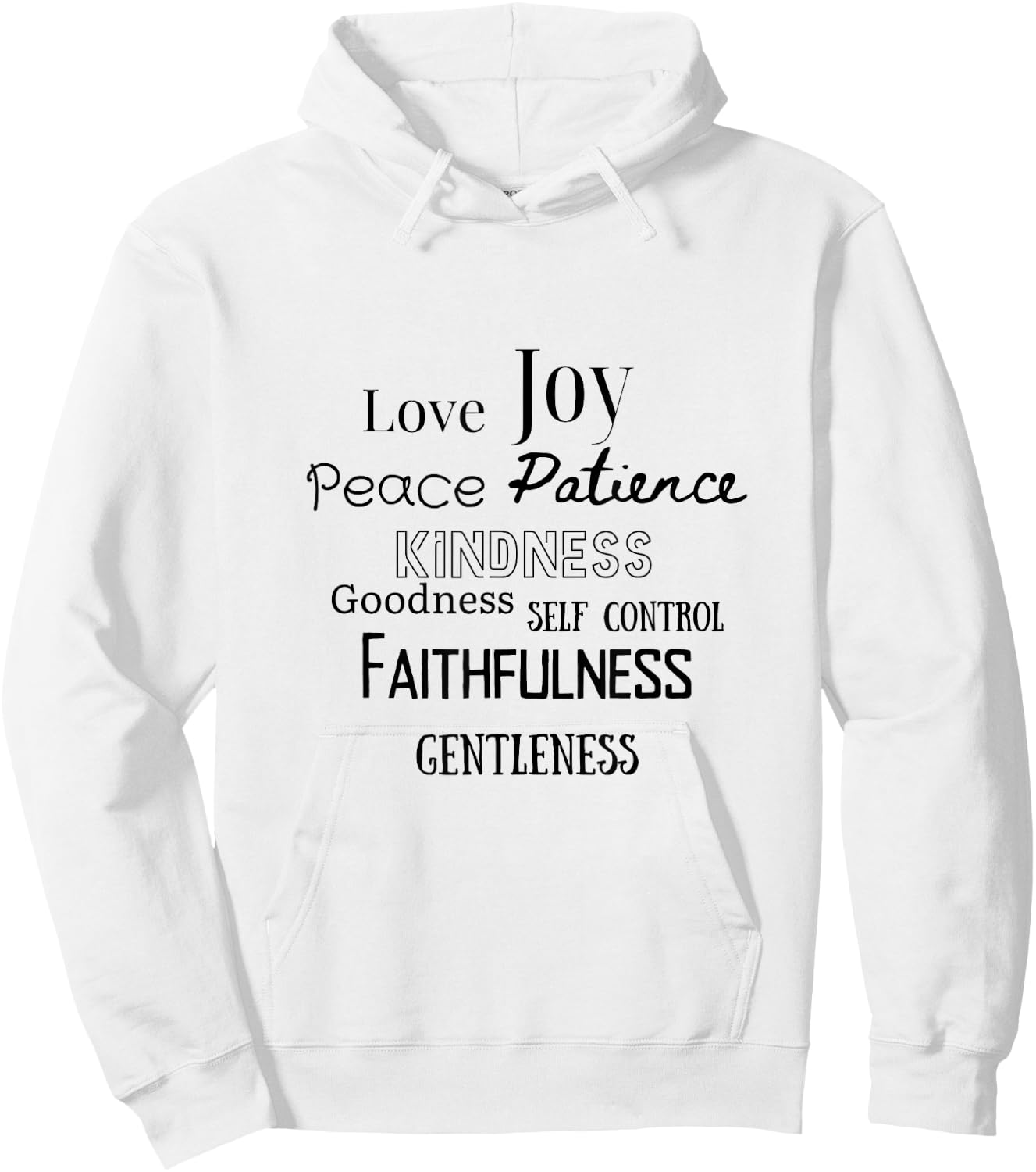 Fruits of the Holy Spirit, Kindness Hoodie - Hoodie | White