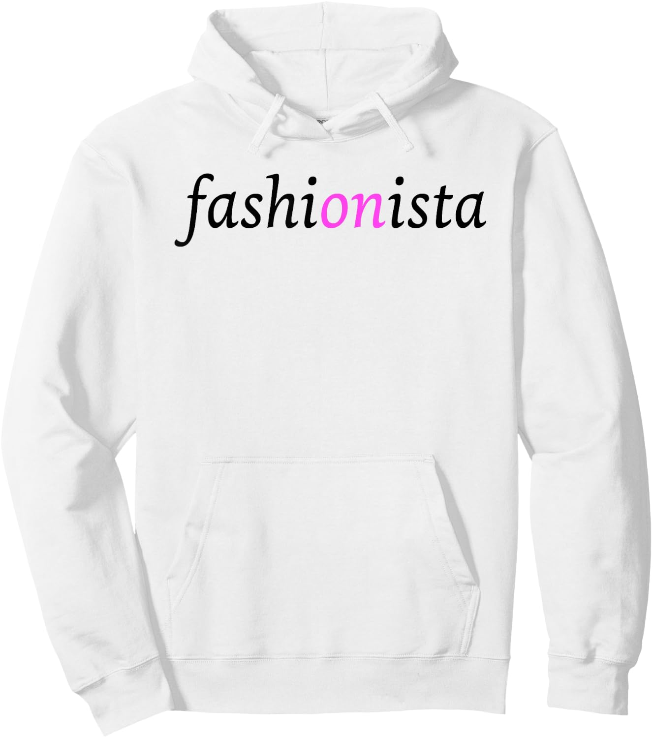 Fashionista design for the fashion lover Hoodie - Hoodie | White