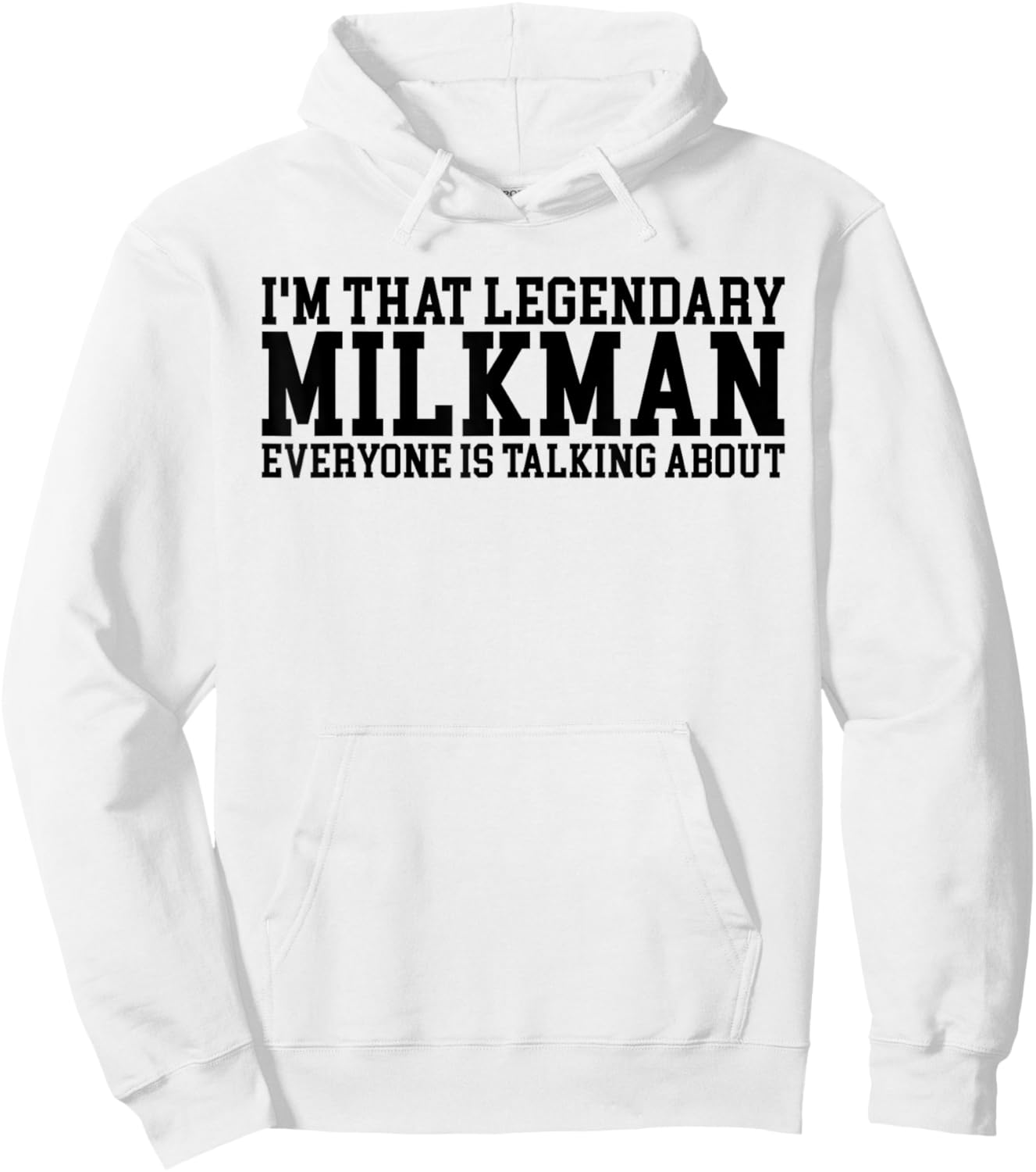Vintage Milkman, Milk Man Apparel, Funny Milk Lover Gifts Hoodie - Hoodie | White
